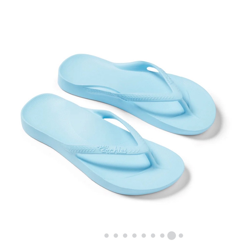 NWOT Archies Arch Support Flip-flops Thong Sandals  Women's 6